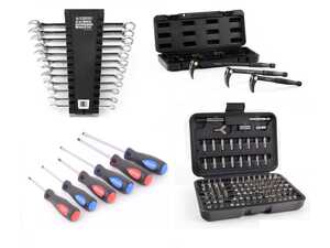 ES#4849751 - 005989SCH01A2KT - Metric Combination Wrench Set & Indexing Pry Bar Set With 100 Piece Bit Set & 6 Piece Screwdriver Set - Filling up your toolbox with new essential tools? Look no further! This set includes our wrench and pry bars sets along with our 100 piece bit set and screwdriver set! - Enthusiast Bundles - Audi BMW Volkswagen Mercedes Benz MINI Porsche