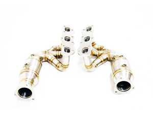 ES#4849885 - 991.08.00.370 - Porsche 911 Headers With Sport Catalytic Converters - 991.1  - T304 Stainless Steel 200-cell sport catalytic converters. Typical horsepower gains 25+ and torque 25+ ft. lbs. - Racing Dynamics - Porsche