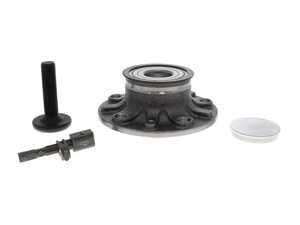 ES#4849892 - 5Q0598611KT - Rear Wheel Bearing Kit (30mm) - Includes dust cover, sensor, and axle bolt - Vemo - Audi Volkswagen