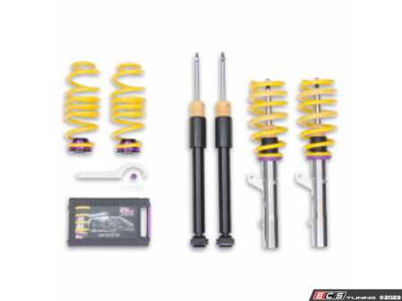 ES#2792853 - 1521000m - KW V2 Series Coilover Kit - Adjustable Dampening - Variant 2 coilovers offer sport handling with adjustable rebound dampening - KW Suspension - Audi