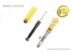 ES#2795117 - 1521000T - KW V2 Series Coilover Kit - Adjustable Dampening - Variant 2 coilovers offer sport handling with adjustable rebound dampening - KW Suspension - Audi