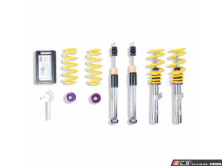 ES#3979115 - 352800BB - KW V3 Series Coilover Kit - Double Adjustable Dampening - The ultimate in coilover technology featuring double adjustable dampening - KW Suspension - Volkswagen