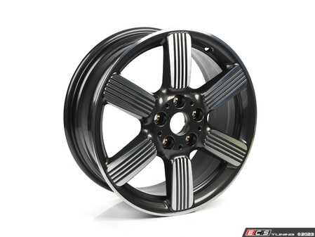 ES#3697506 - 36116884399 - 525 MINI 60 Years Spoke Wheel 17" (5x112) Spectre Grey - Priced Each - 7J X 17 ET:54 - Genuine MINI - MINI