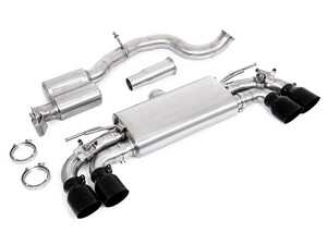 ES#4707999 - UH062-EXA-RB - Unitronic Cat-Back For MK8 R - Round Black Tips - Direct bolt-on fitment, 3" cat-back exhaust with round black tips. - Unitronic - Volkswagen