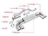 ES#4707998 - UH062-EXA-RC - Unitronic Cat-Back For MK8 R - Round Chrome Tips - Direct bolt-on fitment, 3" cat-back exhaust with round polished tips. - Unitronic - Volkswagen