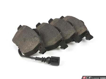 ES#4476713 - 1J0698151Q - Brake Pad Set - Includes pad wear sensor - Genuine Volkswagen Audi - Volkswagen