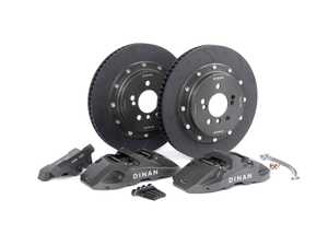 ES#4852433 - D290-1006-G - Rear 4-Piston Big Brake Kit - 370x32mm - Gray Calipers - Upgrade your brakes and increase stopping power with Dinan's bolt on big brake upgrade! - Dinan - BMW