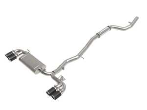 ES#4852462 - afe49-36352-C - MACH Force-Xp Stainless Steel Cat-Back Exhaust - Carbon Tip - Improve your G29's sound and performance with this AFE axle-back exhaust system! - AFE - BMW