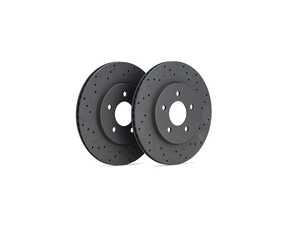 ES#3571194 - HTC4794 - E53 X5 Front Talon Cross Drilled & Slotted Brake Rotors - Pair (356x36) - Upgrade to a slotted / cross-drilled rotor for improved braking - Hawk - BMW