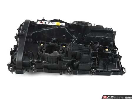 ES#4055564 - 11129452895 - Valve Cover Assembly - Eliminate leaks with this replacement valve cover for your B46 / B48 engine - includes the gaskets and mounting bolts - Genuine BMW - BMW