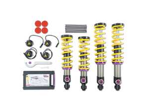 ES#4852475 - 3A725085 - KW V4 Coilover Kit Bundle - Mercedes AMG GT, GT S, GT C; Coupe; With Adaptive Suspension - Adjustable coilovers with rebound and low & high speed compression adjustability - KW Suspension - Mercedes Benz