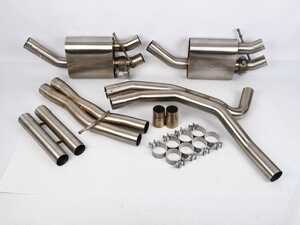 ES#4842812 - 016752LA01-01 - Valved Main Exhaust System Assembly - Stainless Steel  *Scratch And Dent* - Scratch & Dent - Audi