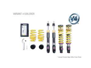 ES#4852510 - 3A771084 - KW V4 Coilover Kit Bundle - Porsche 911 (992) Carrera 2/2S; Coupe; Without + With Original Lift System; With PASM - Adjustable coilovers with rebound and low & high speed compression adjustability - KW Suspension - Porsche