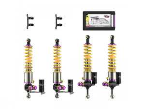 ES#4852528 - 30971427 - KW V5 Coilover Kit + HLS4 - Porsche Carrera GT - Adjustable coilover suspension with hydraulic front axle noselift system, HLS 4 is a 4 piece kit fitted to both front and rear axles - KW Suspension - Porsche