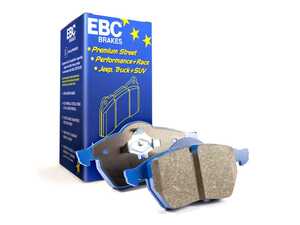 ES#4213566 - DP51493NDX - Front BlueStuff NDX Trackday Brake Pad Set - The perfect pad for your trackday adventure! Offers increased braking performance and heat resistance over YellowStuff pads. - EBC - BMW