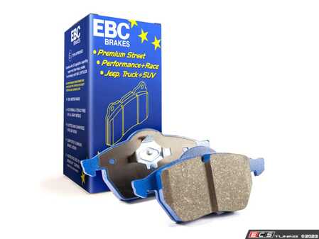 ES#4213566 - DP51493NDX - Front BlueStuff NDX Trackday Brake Pad Set - The perfect pad for your trackday adventure! Offers increased braking performance and heat resistance over YellowStuff pads. - EBC - BMW