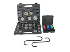 ES#4849737 - pbk-18pcs1KT - Brake Caliper Piston Tool Kit With Protecta Socket Kit & Caliper Holder Hook Set - Tired of not having all the tools you need for your brakes? Well now you can buy our Brake Caliper Piston Tool Kit and get a Protecta Socket Set for your lug nuts and a Caliper Holder Hook Set! - Doorbusters - Audi BMW Volkswagen Mercedes Benz MINI Porsche