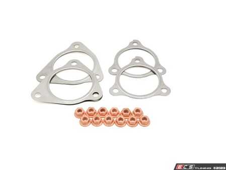 ES#4858167 - 034-105-A011 - TFSI HFC/Test Pipe Hardware Kit - Replace those old, tired gaskets with new ones to ensure your exhaust flows where you want it to - 034Motorsport - Audi