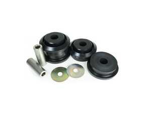 ES#4858176 - PFR5-1105BLK - Race Polyurethane Rear Trailing Arm Complete Bushing Set - Helps maintain proper suspension geometry for improved handling and less "rear steer" feeling - Powerflex Black Series - MINI