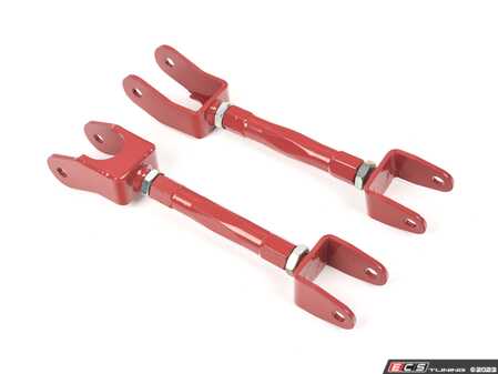 ES#4615537 - AK-261-A - E9X Adjustable Trailing Arms With Spherical Bearings - Heavy duty alloy toe arms with spherical bearings for dialing in your alignment. - GODSPEED - BMW