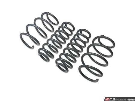 ES#4858384 - 034-404-1032 - Dynamic+ Lowering Springs - Average lowering of 1.18" (30mm) F and 1.38" (35mm) R - 034Motorsport - Volkswagen