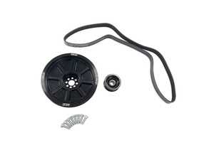 ES#4858461 - 034-145-Z047 - Dual Pulley Hardware Kit -190mm - Increase supercharger rotational speed to provide more boost to your engine. - 034Motorsport - Audi