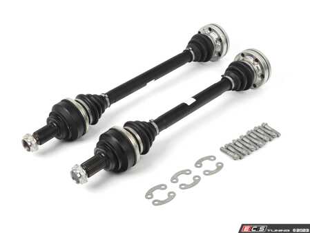ES#4159347 - 33207568730sKT - Rear Axle Shaft Replacement Kit - Includes left and right axles and hardware - Assembled By ECS - BMW