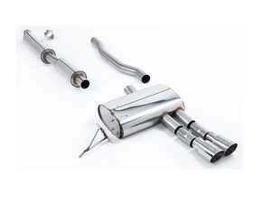 ES#4858478 - SSXM487 - Cat-Back Exhaust System - Resonated Dual GT90 - Polished Tips  - 2.75" stainless steel with Dual GT90 Polished Tips - Milltek Sport - MINI