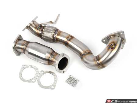 ES#264055 - FPIM-0560 - 3" Downpipe - With Catalytic Converter - 3" down pipe with integrated high flow catalyst to improve exhaust flow - Billy Boat Performance - Audi