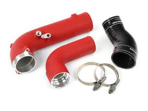 ES#4810274 - MMICP-SUP-20RD - B58TU Performance Charge Pipe - Red - This 3" aluminum charge pipe out-flows the factory charge pipe by 42%! - Mishimoto - BMW
