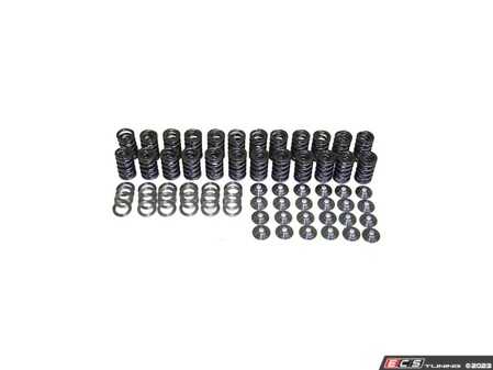 ES#4858512 - 034-201-8021 - Valve Spring Set With Titanium Retainers - Includes spring seats and Titanium retainers which allow for higher lift than stock retainers, at half the weight - 034Motorsport - Volkswagen