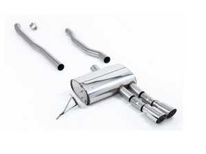 ES#4858514 - SSXM482 - Cat-Back Exhaust System - NON Resonated Dual GT90 - Polished Tips  - 2.75" stainless steel with Dual GT90 Polished Tips - Milltek Sport - MINI