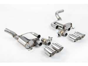 ES#4858558 - SSXPO176 - Milltek Valved Axle Back Exhaust System - GT-115 Polished Tips - 304-Stainless Steel - Valved Mufflers With Polished Stainless Steel Tips - Milltek Sport - Porsche