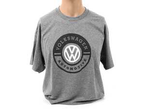 ES#4058948 - DRG003770GRAXL - Volkswagen Auto T-Shirt - Graphite - XL - Volkswagen Automotive graphic screen printed on the front - Genuine Volkswagen Audi - Volkswagen