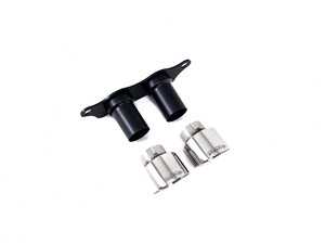 ES#4858598 - SSXPO131 - Milltek Exhaust Tips - GT-100 Polished - GT-100 Styled Dual Exhaust Tips, Made from 304L Aircraft Grade Stainless Steel - Polished Finish - Milltek Sport - Porsche