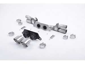 ES#4858607 - SSXPO126 - Milltek Cat Back Exhaust System - GT-100 Polished Tips - Made from 100% 304L aircraft grade stainless steel! Includes Dual Tips in Polished Titanium Finish. - Milltek Sport - Porsche