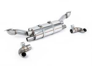 ES#4858623 - SSXPO181 - Milltek Valved Axle Back Exhaust - Uses OE Tips - For PSE Equipped Cars - Fits to OE Side Silencers and with OE Tips - Milltek Sport - Porsche