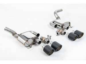 ES#4858559 - SSXPO180 - Milltek Valved Axle Back Exhaust System - Carbon JET-115 Tips - 304-Stainless Steel - Valved Mufflers With Carbon JET-115 Tips - Milltek Sport - Porsche