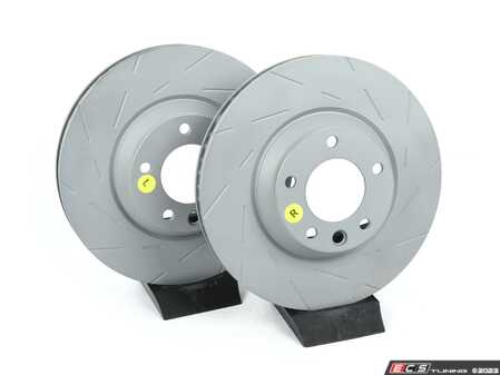 ES#2153733 - USR1326 - Front USR Series Sport Slotted Rotors - Pair (350x34) - Upgrade to a Turbo slotted rotor for improved braking - EBC - Audi Volkswagen Porsche