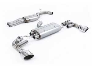 ES#4858643 - SSXAU961 - Resonated Valved Cat Back With Dual Polished Tips - For anyone looking to improve their sound and aesthetics - Milltek Sport - Audi