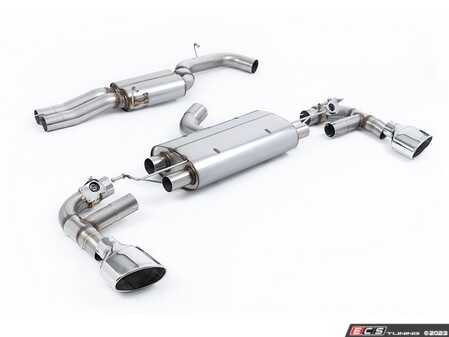ES#4858643 - SSXAU961 - Resonated Valved Cat Back With Dual Polished Tips - For anyone looking to improve their sound and aesthetics - Milltek Sport - Audi