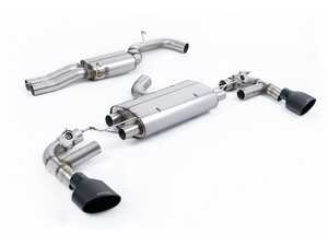 ES#4858645 - SSXAU960 - Non-Resonated Valved Cat Back With Dual Cerakote Tips - For anyone looking to improve their sound and aesthetics - Milltek Sport - Audi