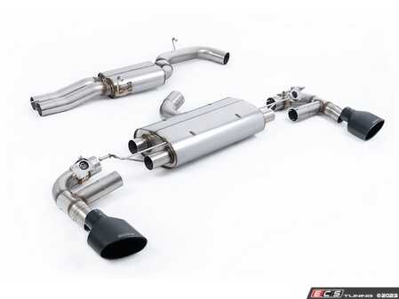 ES#4858645 - SSXAU960 - Non-Resonated Valved Cat Back With Dual Cerakote Tips - For anyone looking to improve their sound and aesthetics - Milltek Sport - Audi