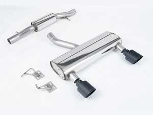 ES#4858653 - SSXAU1037 - Resonated Cat-back Exhaust System With Cerakote GT-115 Tips - For anyone looking to improve their sound and aesthetics - Milltek Sport - Audi