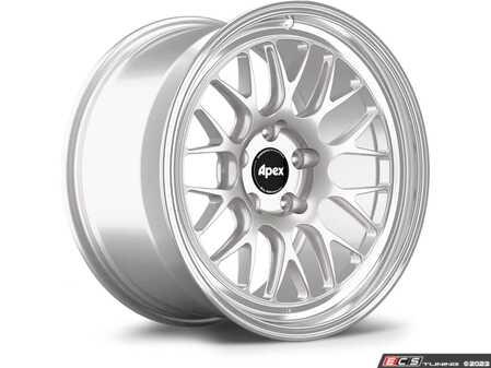 ES#4858655 - ML10RT1811ET44 - Apex ML-10RT 18x11 ET44 Wheels - Machined Lip Race Silver - APEX Wheels - BMW