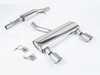 ES#4858669 - SSXAU1038 - Resonated Cat-back Exhaust System With Brushed Titanium Tips - For anyone looking to improve their sound and aesthetics - Milltek Sport - Audi