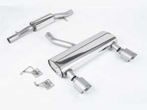 ES#4858669 - SSXAU1038 - Resonated Cat-back Exhaust System With Brushed Titanium Tips - For anyone looking to improve their sound and aesthetics - Milltek Sport - Audi