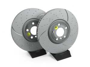 ES#4220148 - GD2186 - Front Brake Rotors EBC Slotted And Dimpled - Pair 13.189" (335x30) - Upgrade to a slotted / dimpled rotor for improved braking - EBC - MINI