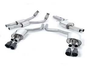 ES#4858770 - SSXAU560 - Resonated Cat Back With Cerakote Black Tips  - For anyone looking to improve their sound and aesthetics - Milltek Sport - Audi