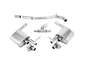 ES#4858776 - SSXVW624 - Milltek Cat Back Exhaust - VW Arteon 2.0T 4Motion - 100% 304L Aircraft Grade stainless Steel - 76mm Non-Resonated Valved System (Louder) - Milltek Sport - Volkswagen